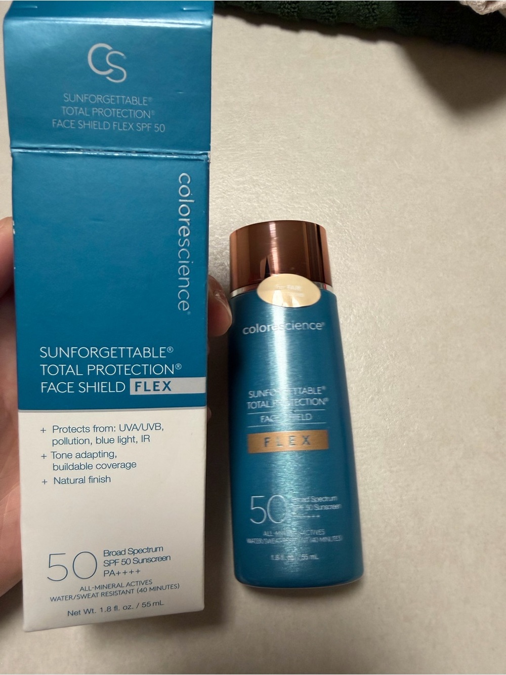 Sunforgettable® Total Protection® Face Shield Flex SPF 50, Fair Shade